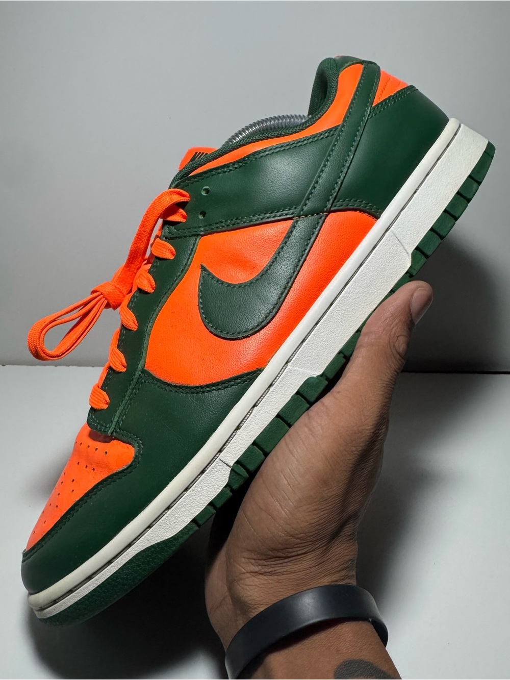 Nike Dunk Low “Miami Hurricanes” Size 10.5